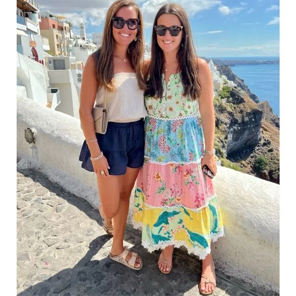 Farm Rio Daisy Patchwork Midi Dress – Size XS – Sold Out & Stunning! - Picture 13 of 15